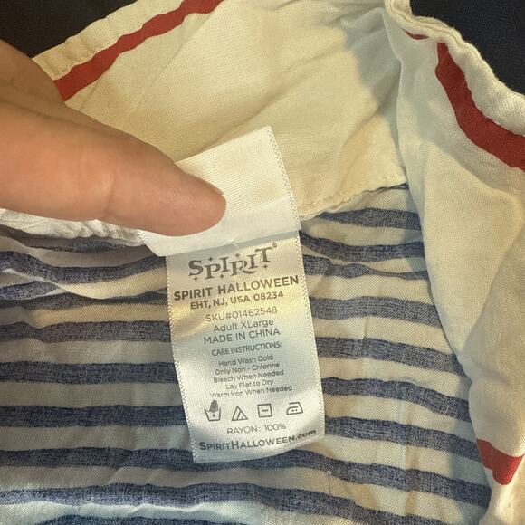 Stranger Things Scoops Ahoy Spirit Costume Top Adult XL - Picture 7 of 7